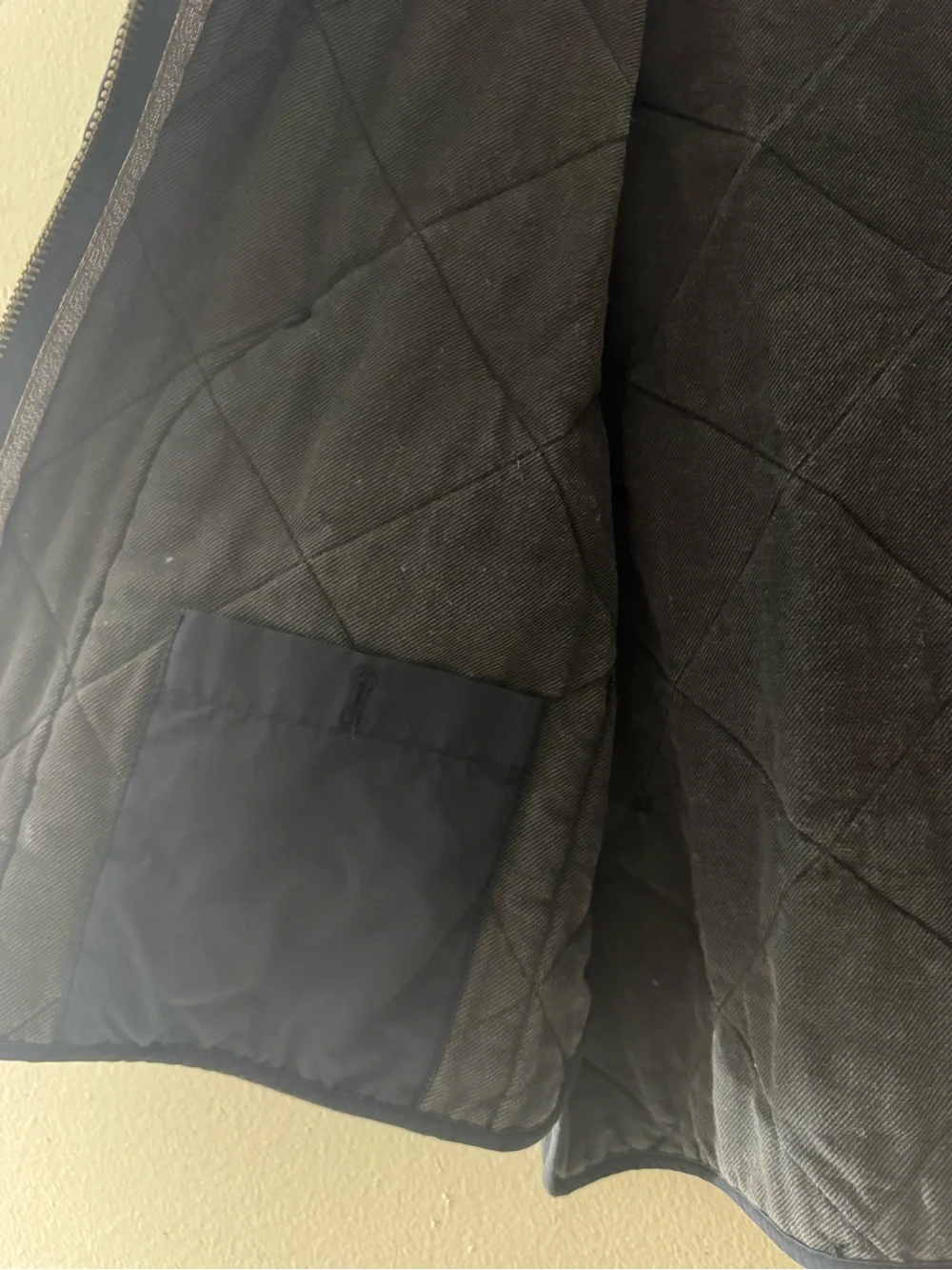 J. Crew Quilted Vest in Navy Blue